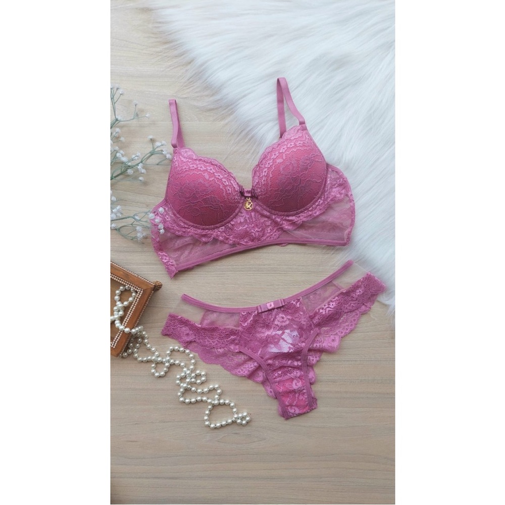 Pink Brasilian lingerie